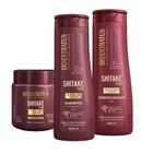 Kit Shitake Plus Shampoo Condicionador Máscara Bio Extratus