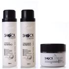 Kit Shock Stream 380Ml Aramath Shampoo Sem Sal Máscara Óleo