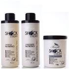 Kit Shock Stream Litro Aramath Shampoo Sem Sal Máscara