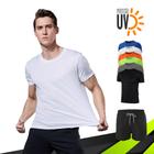 Kit Short Bermuda ELITE + Camiseta Academia Fitness Corrida PROTEÇÃO UV SOLAR MC 707