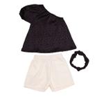 Kit Shorts 1 Ombro Star e Faixa de Cabelo