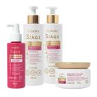 Kit Siàge Dermo Hair Resistência Antiqueda Sh+Cond+Másc+Tônico