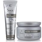 Kit siage nutri diamond: shampoo + mascara