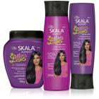 Kit Skala Mais Liso Shampoo 325ml + Condicionador 325ml + Creme Tratamento 1 Kg