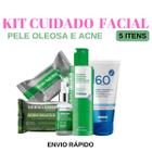 Kit Skincare Antioleosidade e Acne e Proteção Solar Dermachem
