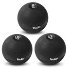 Kit Slam Ball 8Kg 10Kg e 12Kg - VigFit Sports