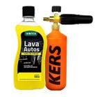 Kit snow foam canhao de espuma + shampoo lava autos vintex