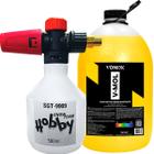 Kit Snow Foam Sigma Lavagem Automotiva Pequena + Shampoo Automotivo Para Lavar Carro Moto Caminhão Desengraxante Neutro