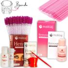 Kit Sobrancelhas Henna Profissional Removedor Makiaj Design