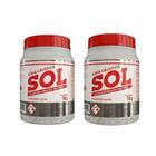 Kit Soda Cáustica Sol 1kg - Concentração 96% A 99% - 2 Unidades