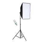 Kit Softbox 50x70 Iluminação para Estúdio 150w + Tripé - 220v