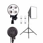 Kit SoftBox Quadruplo 50 X 70 + Tripé 2m + 4 Lâmpadas Led - Leco Shop