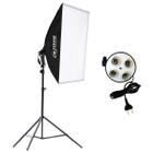 Kit SoftBox Soquete E27 Quadruplo 50 X 70 + Tripé 2m - Leco Shop