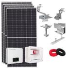 Kit Solar Canadian 2,2kWp ou 264kWh/mês Livoltek 3kW Fibrocimento