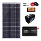 Kit Solar Off-Grid 155W com Inversor Hayonik 300W 12V/2200V e Bateria 111Ah - SUN21