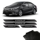 Kit Soleira Diamante Corolla 2015/2019 Com Protetor De Porta