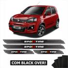 Kit Soleira Diamante Fiat Uno Sporting Com Black Over