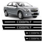 Kit Soleira Resinada Adesivo Chevrolet Cobalt LTZ 2011 a 15 - URA