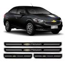 Kit Soleira Resinada Adesivo Chevrolet Prisma Novo 2013 a 15 - URA