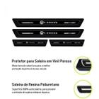 Kit Soleira Resinada Proteção Porta Volkswagen T-Cross Preto - Rvt