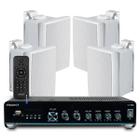 Kit Som Jbl Amplificador Bluetooth Usb Sd Frahm Slim 2000 Controle Remoto + 4 Caixas Jbl C521
