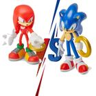 Kit Sonic Bonecos: Sonic vs. Knuckles Original - DC Toys