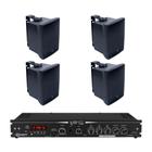 Kit sonorizacao amplificador ths6000 taramps + 4 cx c621 jbl