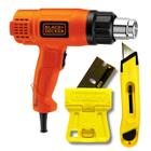 Kit Soprador Térmico 1500w + Raspador Ratinho E Estilete - Stanley Black Decker InsulfilmEnvelopar