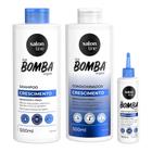 Kit Sos Bomba Shampoo Condicionador e Tônico Salon Line