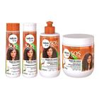 Kit SOS Cachos Coco - 4 Produtos Salon Line Preço Especial