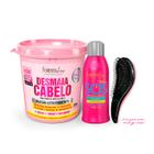 Kit SOS + Máscara Desmaia Cabelo 350g Forever Liss +Escova