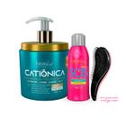 Kit SOS + Máscara Ionizante Catiônica Forever Liss +Escova