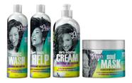 Kit Soul Power Magic Wash E Help, Definition Cream, Soul Mas