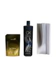 Kit souple liss 1 pó branco + 1 ox 30 + 1 papel texturizado grande