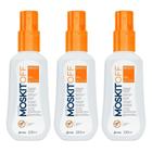 Kit Spray Repelente Farmax Moskitoff Adulto Com 3 100Ml