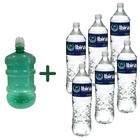 Kit Squeeze de 1 Litro + Água Mineral Ibira S/g - 6X1,5L