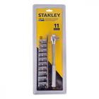 Kit Stanley Jogo Soquete 1/2" Com Catraca 11 Pecas 86-734