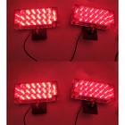 Kit Strobo com 4 Leds Vermelho e Comando pisca selecionável