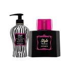 Kit Style Pleasures Mahogany Perfume 100ml + Hidratante 350ml