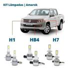 Kit Super Led Amarok 2011/2014 - 6 Lâmpadas - Alto/Baixo