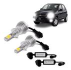 Kit Super Led Celta 2003 2004 2005 H4 Farol Simples 6000K