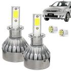 Kit Super Led Corsa 2002 03 04 05 06 07 08 09 10 11 12 13 14 Farol Milha H3 20000 Lumens