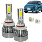 Kit Super Led Fox 2010 a 2020 Farol Milha HB4 20000 Lumens