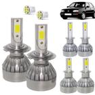 Kit Super Led Golf Alemão 1992 a 1998 Farol Baixo H7 + Alto H1 + Milha H3 20000 Lumens