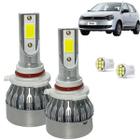 Kit Super Led Polo 2007 a 2013 Farol Milha HB4 20000 Lumens