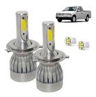 Kit Super Led Saveiro G4 2006 a 2012 Farol Simples Alto e Baixo H4 20000 Lumens