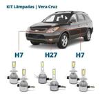 Kit Super Led Vera Cruz 2006/2019 Farol Alto, Baixo E Milha