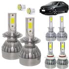 Kit Super Led Virtus Farol Baixo H7 + Alto H1 + Milha H11 20000 Lumens - LuxLed V10 Mini