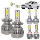 Kit Super Led Voyage 2013 a 2016 Farol Duplo Baixo H7 + Alto H1 + Milha HB4 20000 Lumens