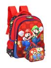 Kit Super Mario Mochila + Lancheira Térmica - Preto